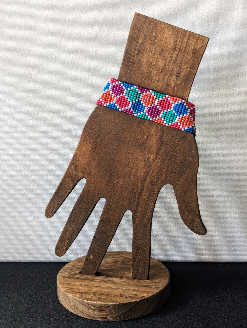 Colorful Geometric Patterned Bracelet