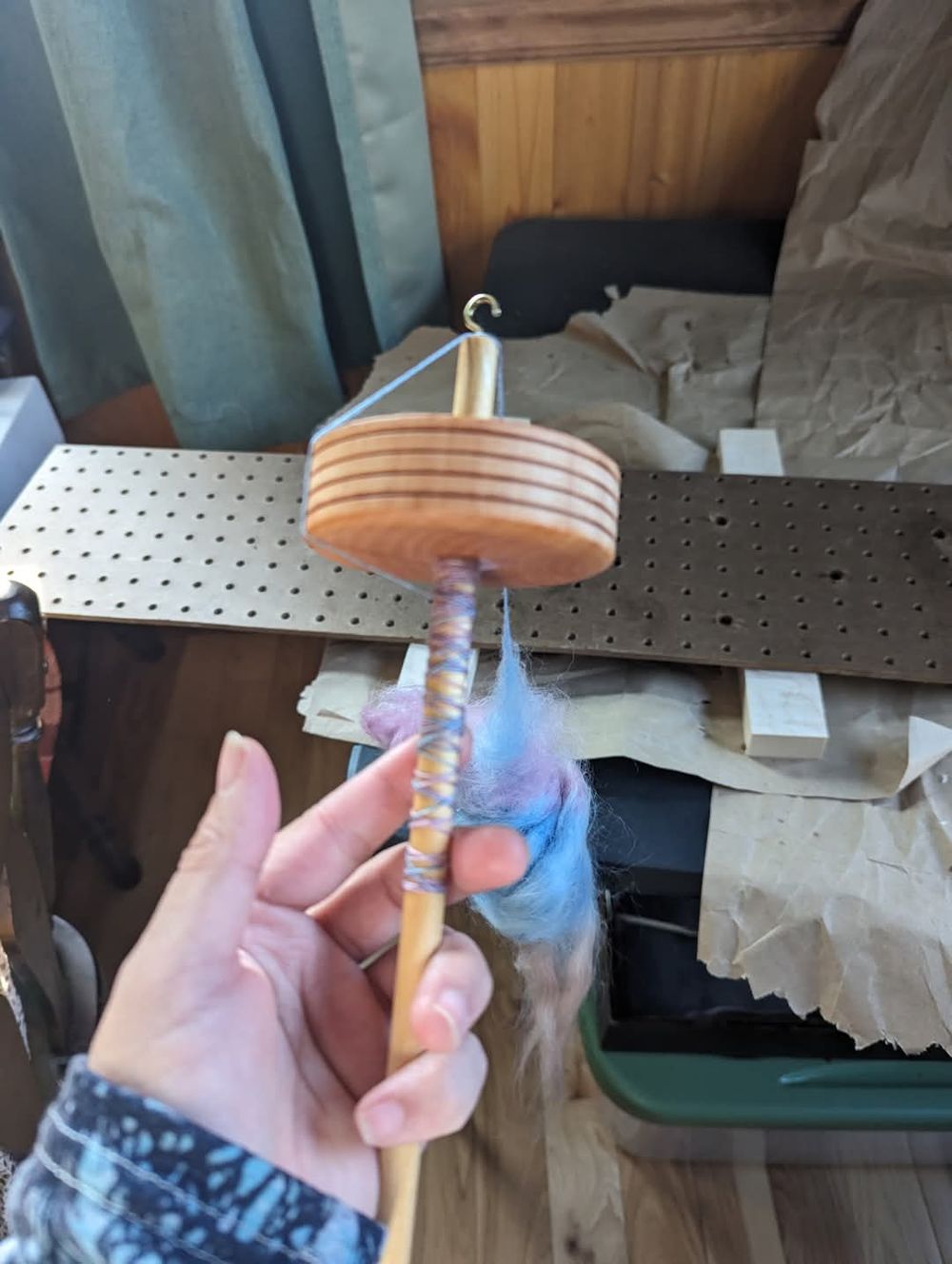 Drop spindle kit farm pick up 
