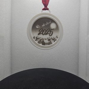 2025 Santa Flying (White)