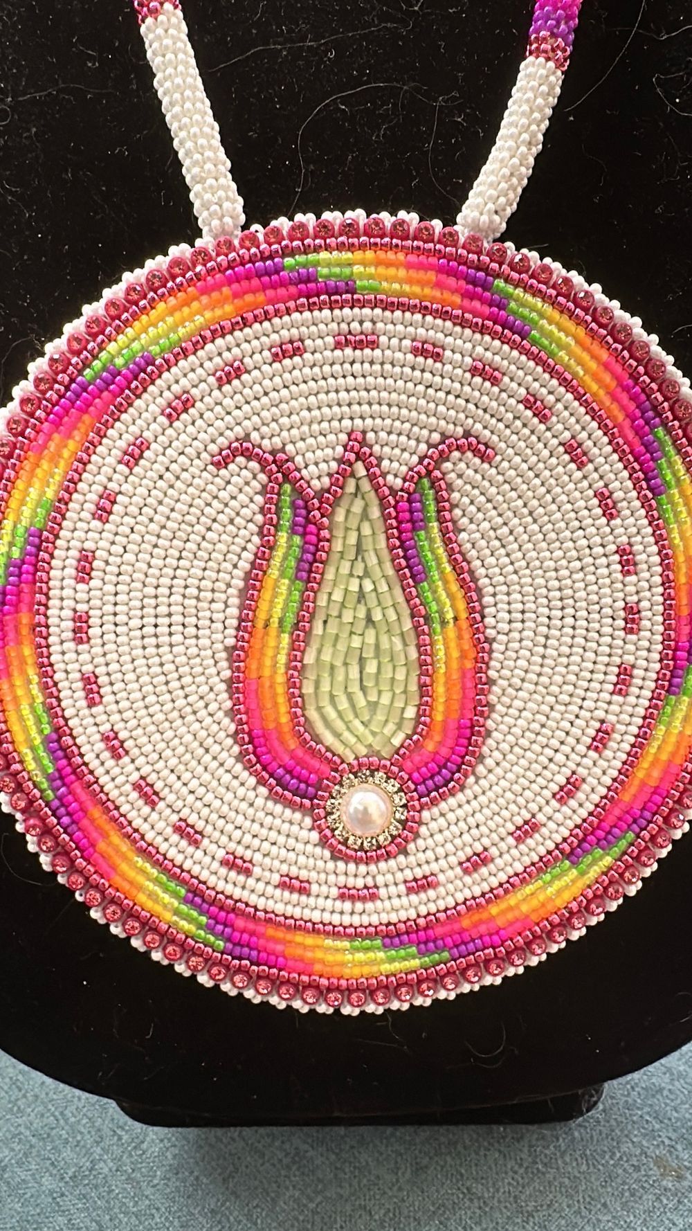 Tulip Beaded Medallion 