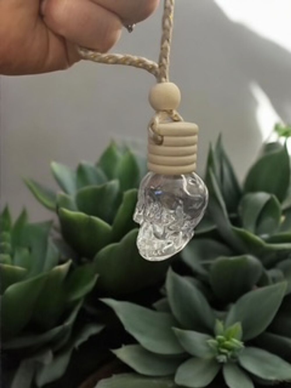 Clear Skull Air Freshener 