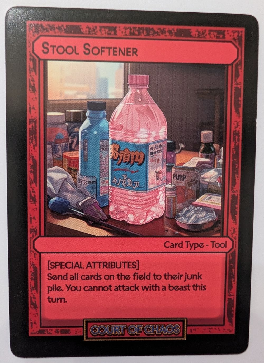 Stool Softener - Divorced Dads Court of Chaos Deck Card