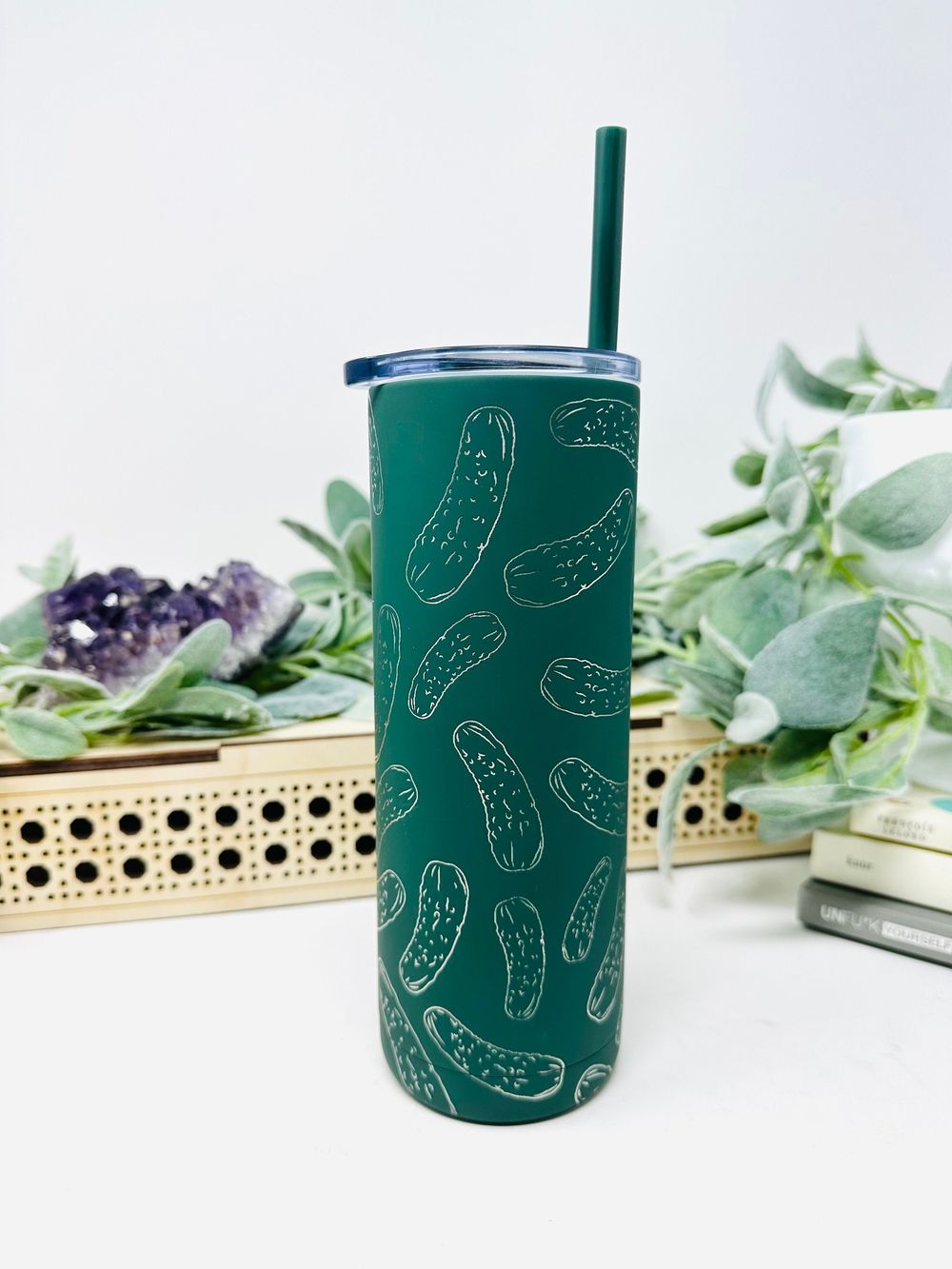Pickle 20 oz Tumbler: Engraved Stainless Steel Insulated Tra...