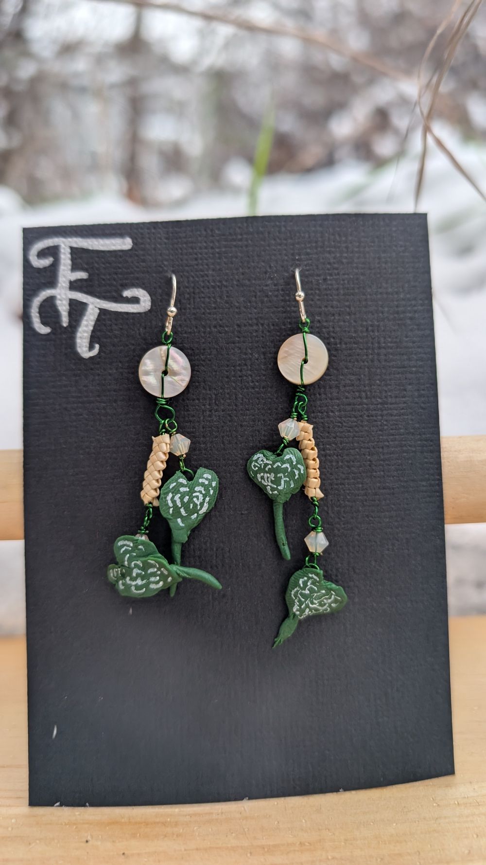 Wild ginger têenva(earrings)