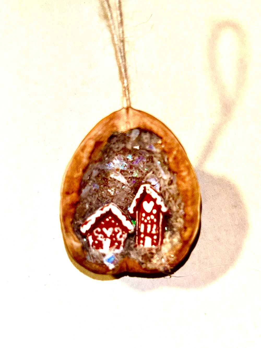Walnut ornament 