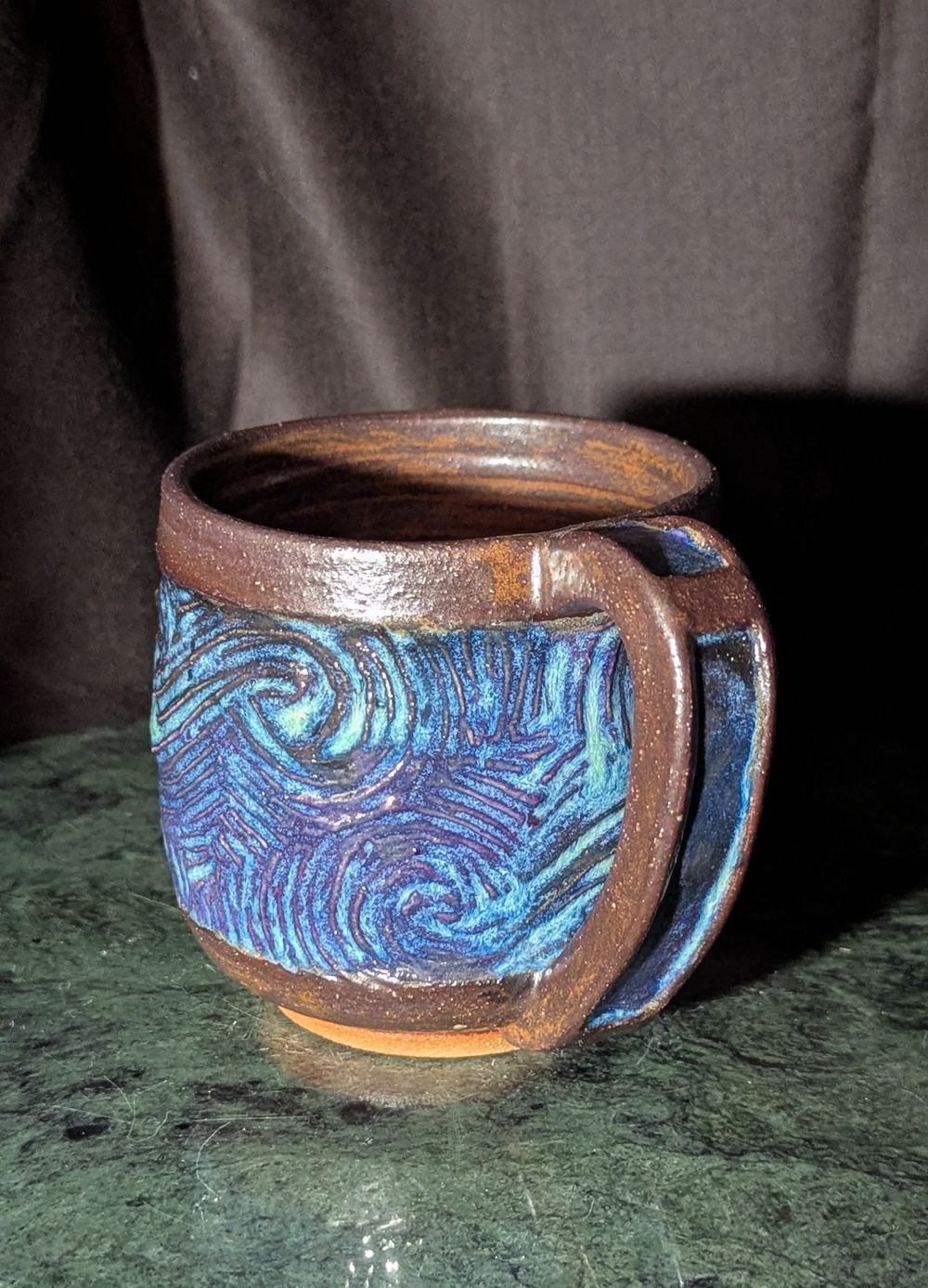 Small Spiral Texture Mug
