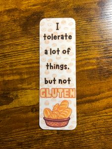 Front of Gluten Bookmark