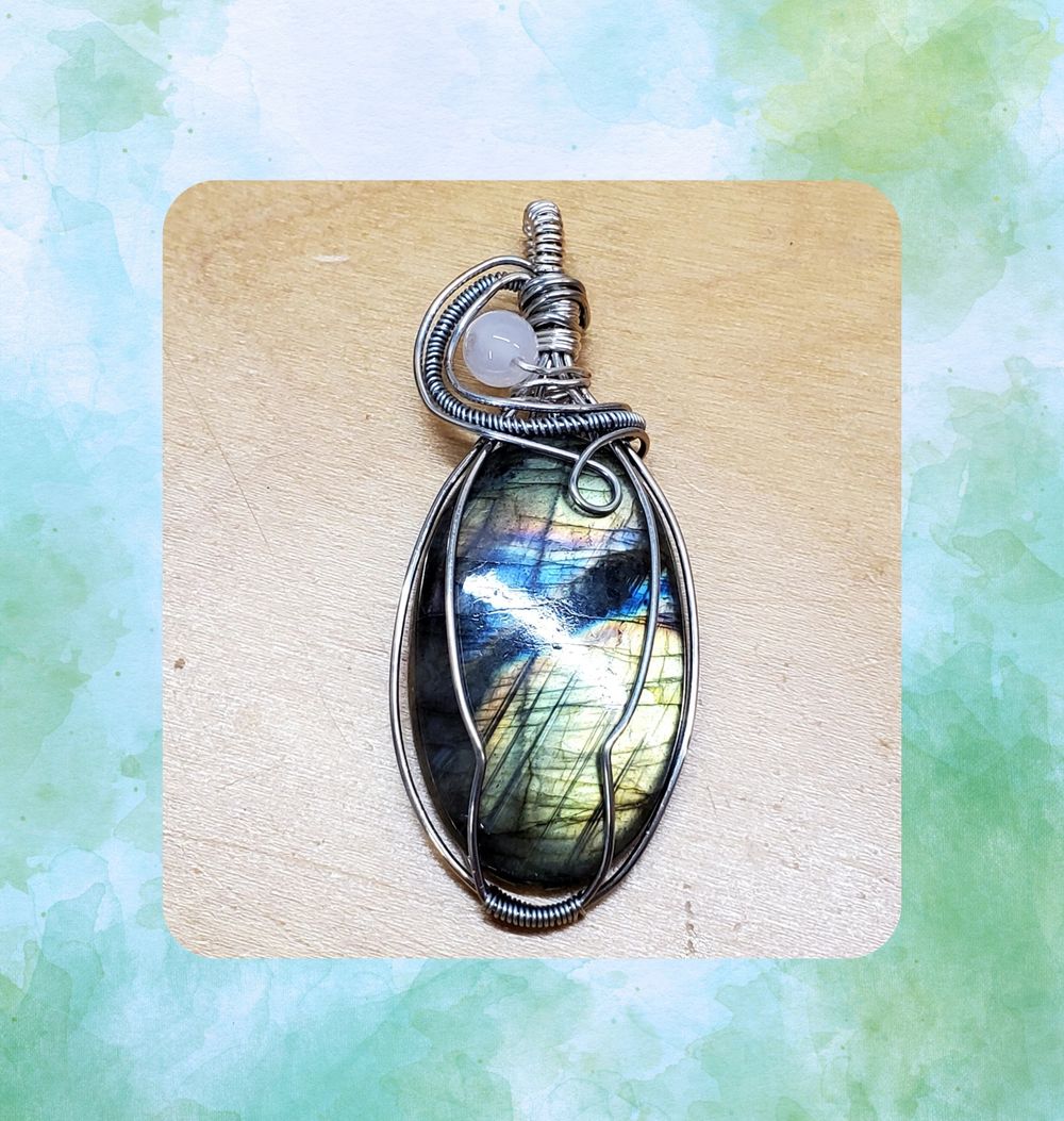 Write Wrapped Labradorite B