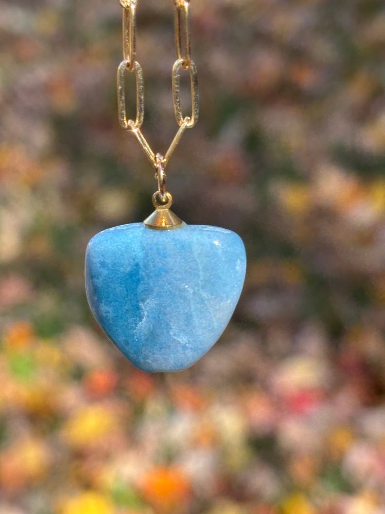 Blue Calcite Necklace 