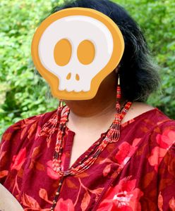 Fall Leaves Set (Worn only for a photoshoot and then disinfected)