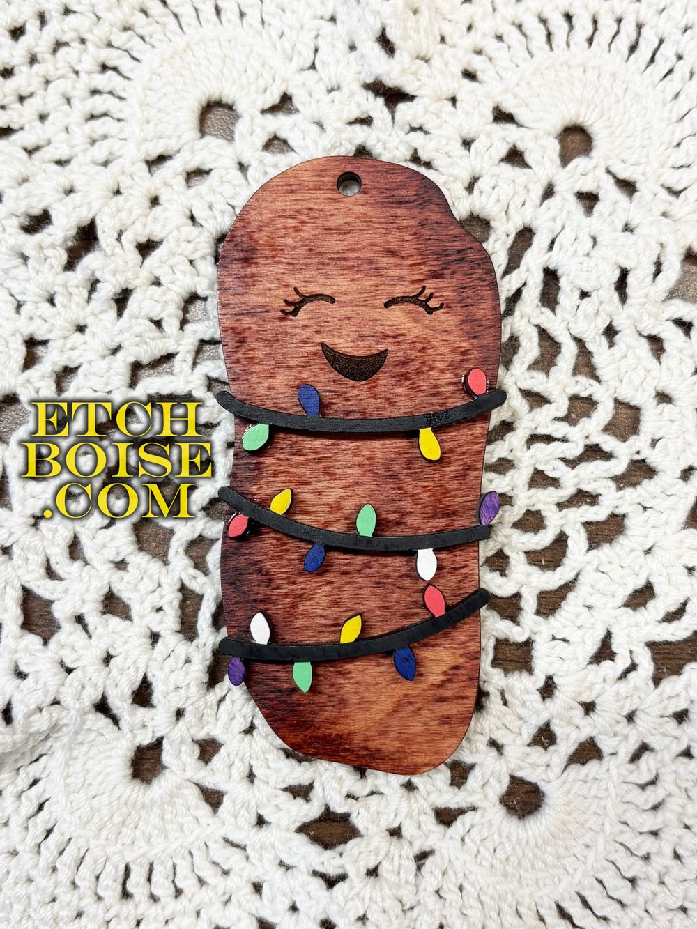 Festive Potato Ornament