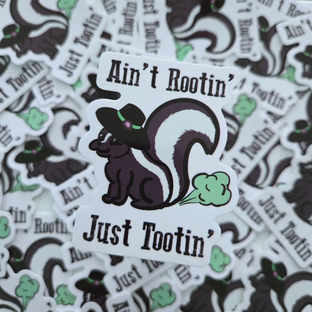 Rootin' Tootin' Sticker