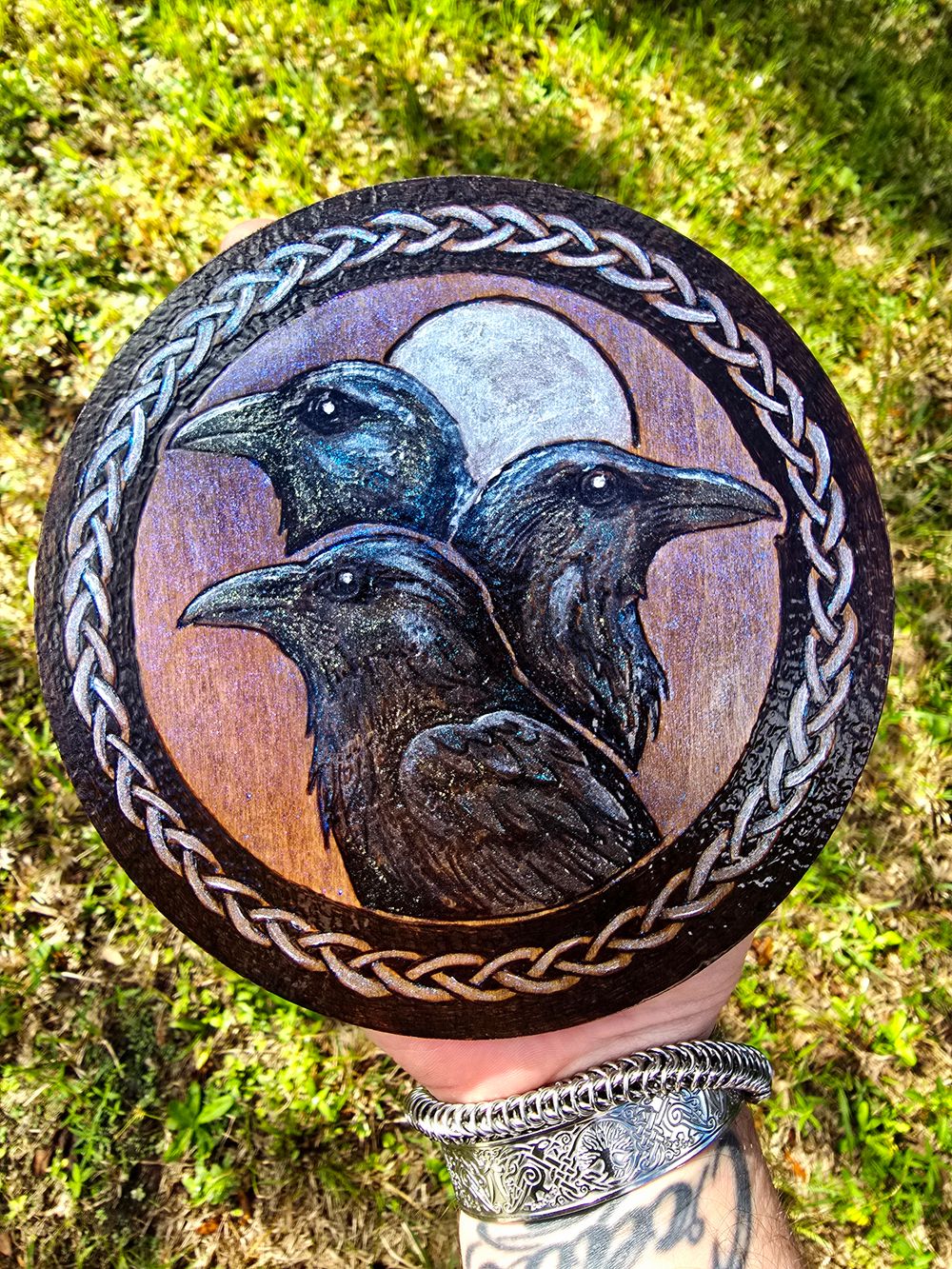 Morrigan's Ravens Altar Tile