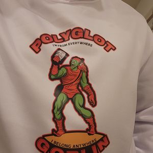 with Hood on