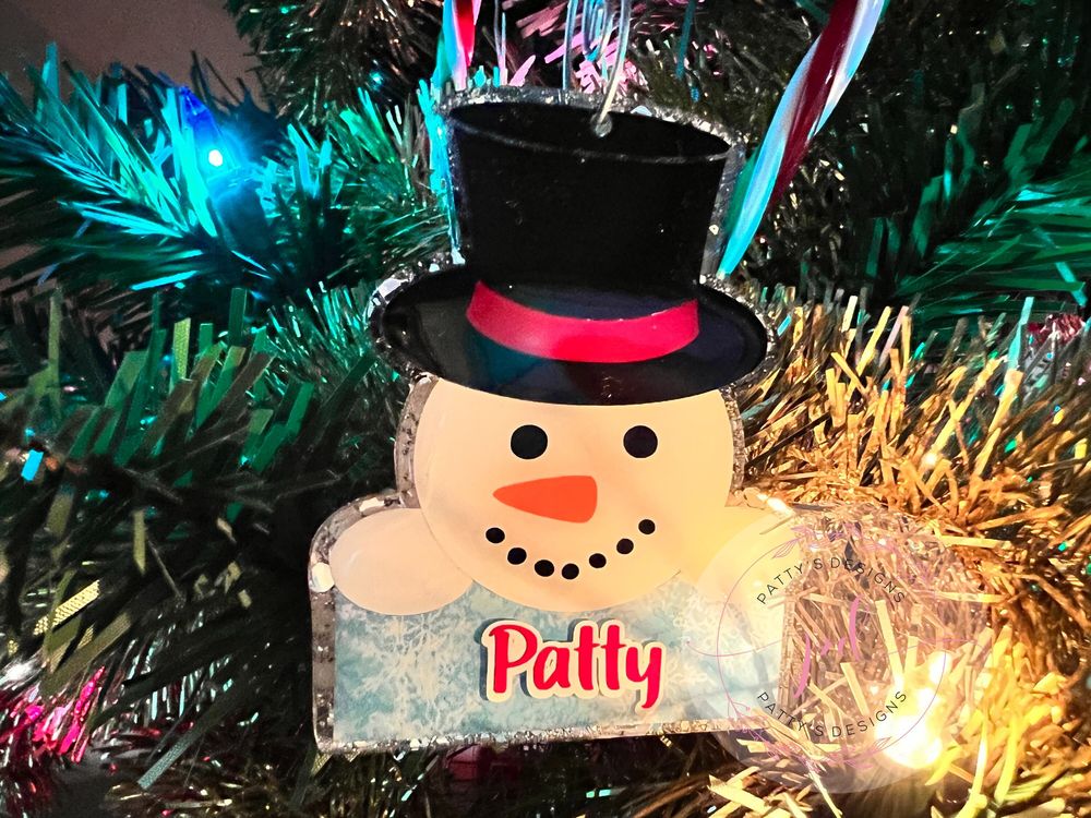 Snowman Personalized Ornament