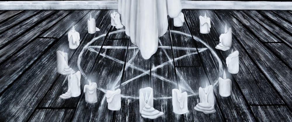 Page of Ghosts Art Print