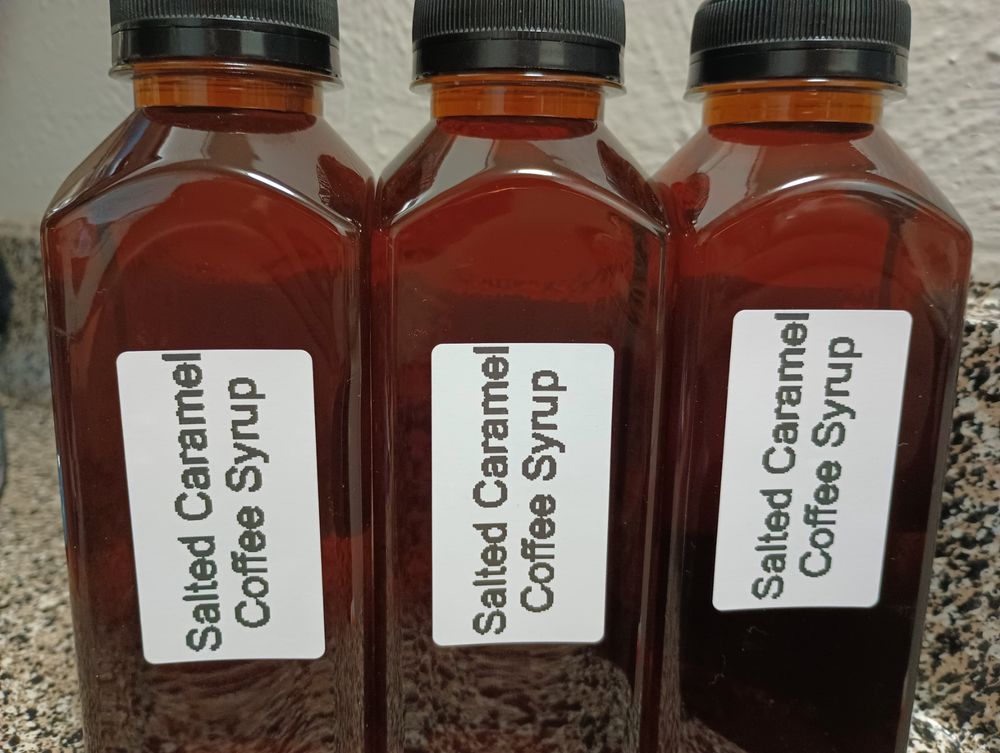Salted Caramel Coffee Syrup 12oz.