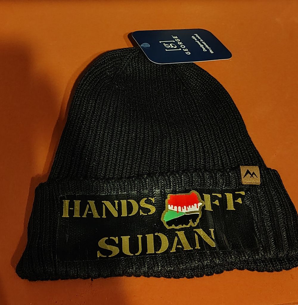 Hands off Sudan beanie