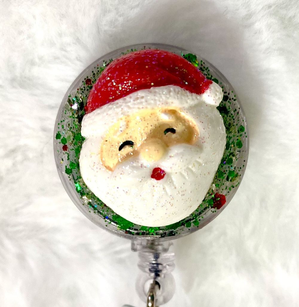 Santa badge reel