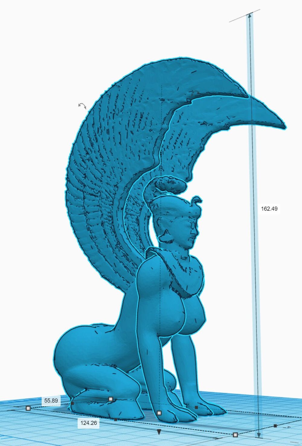 Neverending Story Sphinx 3D printable STL file