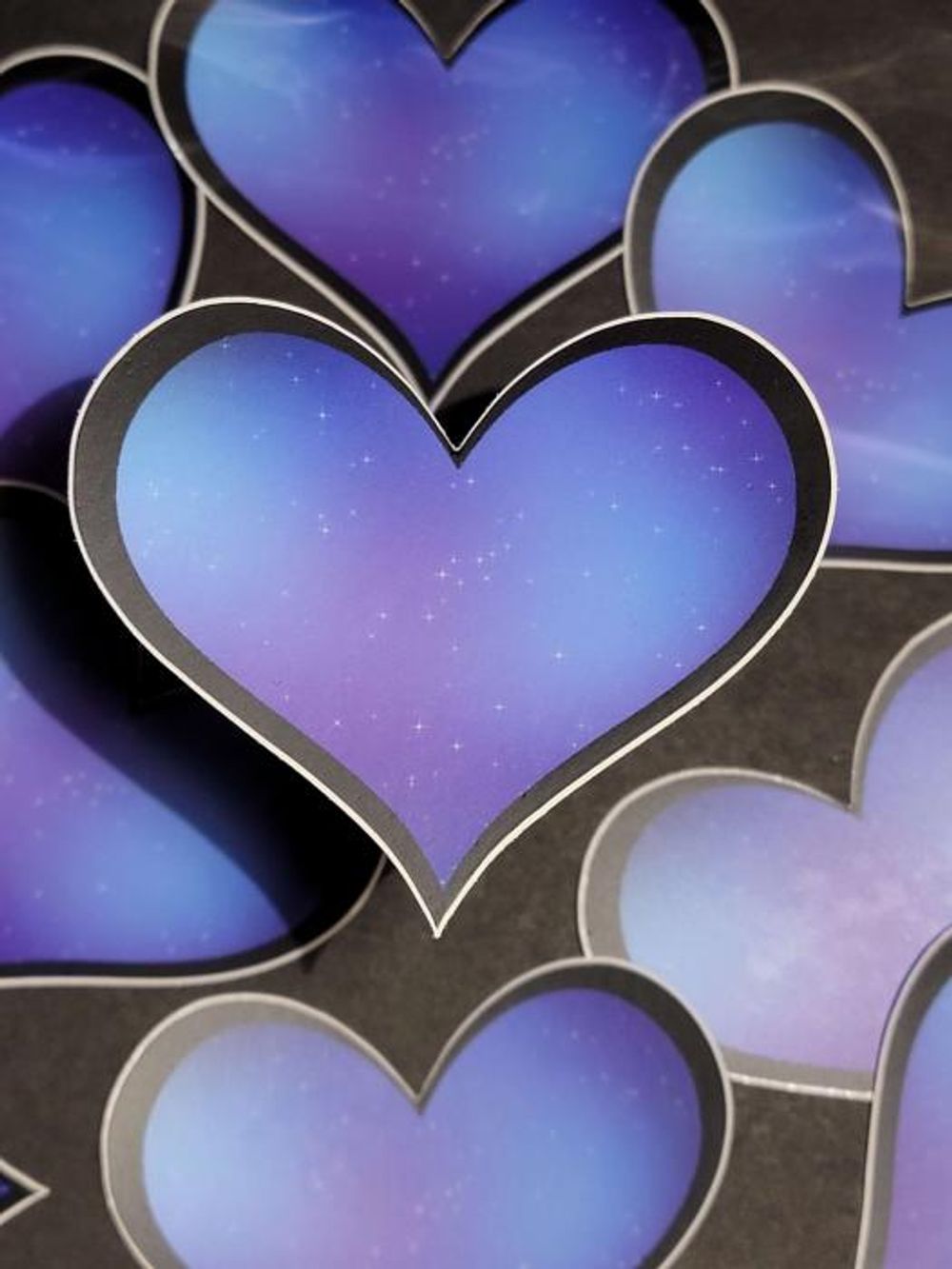 Galaxy Heart Sticker
